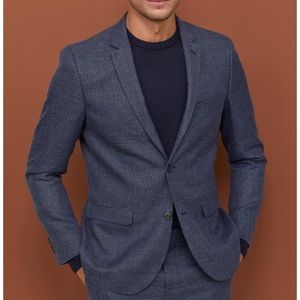 Slim Fit Wool-Blend Blazer